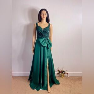 Elegant Green Gown